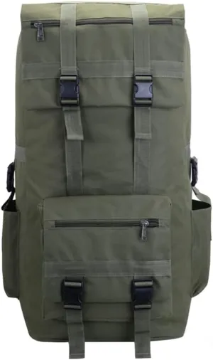 120L Camping Hiking Backpack Men Hunting Waterproof Mountaineering International Consignment Travel Toilet Backpack (green)