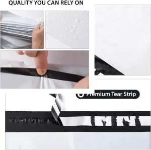 200 7.5x10.5 Poly Mailers Bags Inch Premium Envelopes Shipping Bag, Self-Seal, Waterproof, Privacy Opaque, Mailing Packaging Bags
