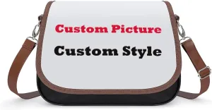 2025 Pacific Island Holiday Fashion Women'S Bag Polynesian Tribal Pattern Floral Print Leather Crossbody Bag