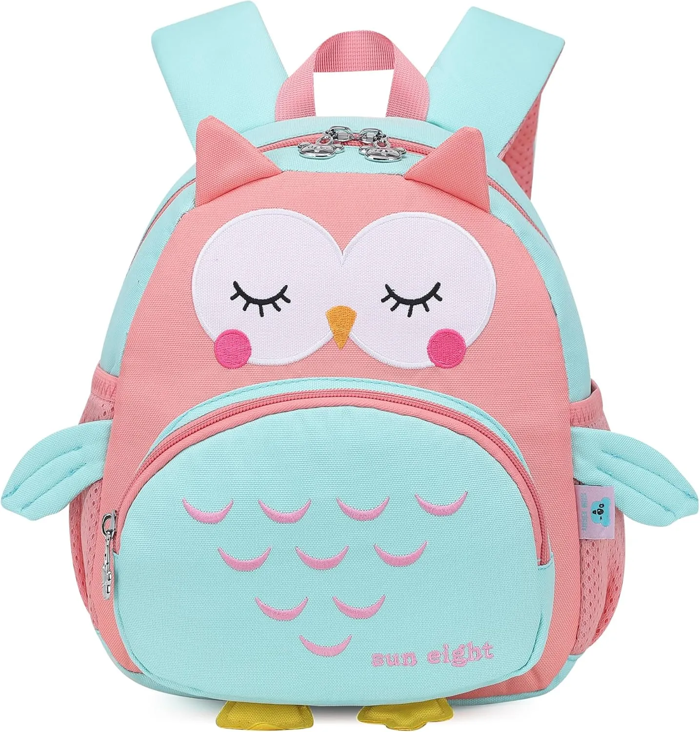 3D Owl Toddler Backpack - Waterproof Lightweight Mini Travel Bag for Boys & Girls 1-5 Years,Unisex Kids Preschool Backpack with Cute Animal Design (Owl Style)