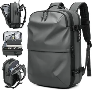 60L Airback Backpacks Expandable Travel Backpack Vacuum Compression Carry on BackPack Anti-theft Waterproof 17inch Laptop Bag