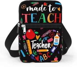 84hoods Crossbody Phone Bag with Adjustable Long Strap. Gift for Teacher. Small Waterproof Cell Phone Purse for Women.