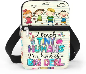 84hoods Crossbody Phone Bag with Adjustable Long Strap. Gift for Teacher. Small Waterproof Cell Phone Purse for Women.