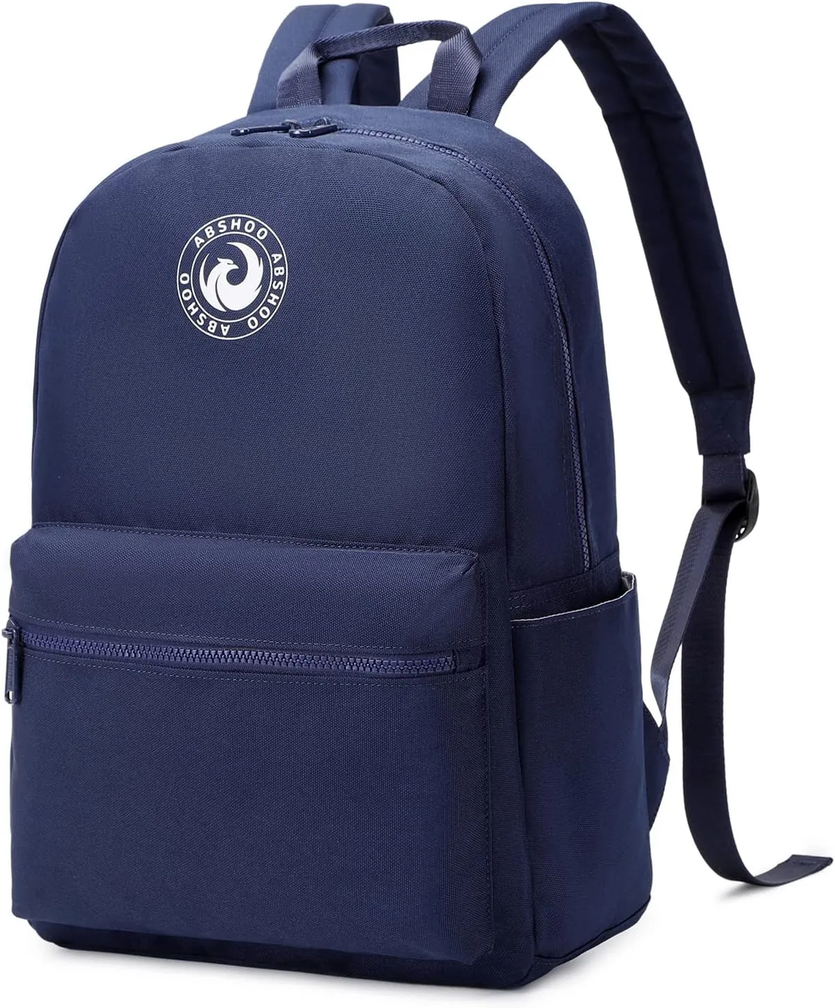 Abshoo Lightweight Backpack for School Classic Basic Water Resistant Casual Daypack Plain Bookbag (Navy)