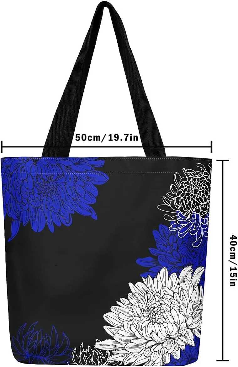 Abstract Marble Canvas Tote Bag for Women Girls,Purple Glitter Marble Reusable Grocery Handbag,Shopping,Beach & Daily Use