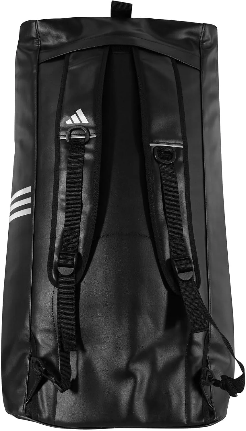 adidas Combat Sports 2-in-1 Training Sports Equipment Duffel Bag - Black White - Medium