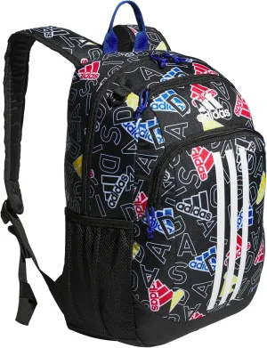 adidas Creator Comfortable and Durable Small Athletic Bag or Laptop Backpack for Women and Men, Adi Comp Black/Team Royal Blue, One Size