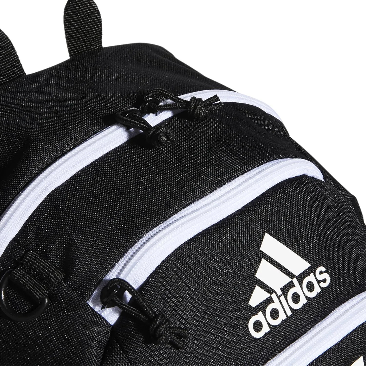 adidas Creator Comfortable and Durable Small Athletic Bag or Laptop Backpack for Women and Men, Black/White, One Size