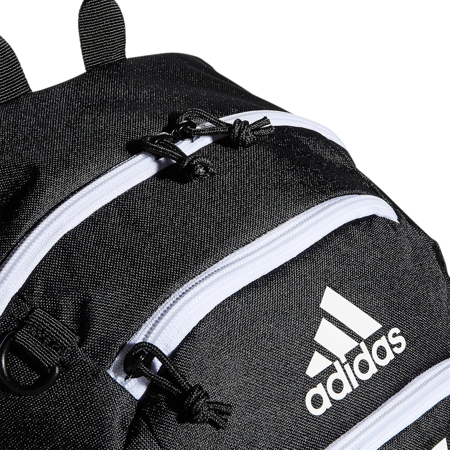 adidas Creator Comfortable and Durable Small Athletic Bag or Laptop Backpack for Women and Men, Black/White, One Size