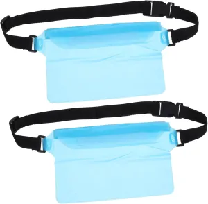 Adjustable Belt Bag for Men and Women Dry Bags for Kayaking Paddle Boarding Outdoor Water Sports with Transparent Pouch