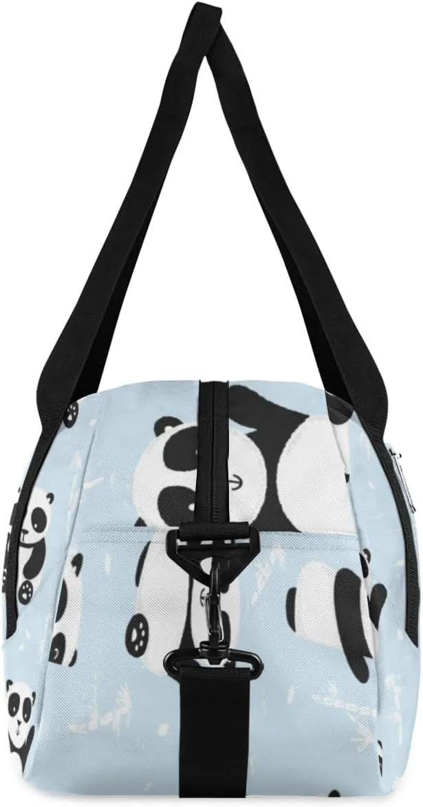 Adorable Panda Bears Gym Bag, Duffle Bag, Weekender Bag, Duffel Bag, Overnight Bag, Travel Duffel Bag, Dance Bag, Tote Bag, Beach Bag, Pool Bag, Gym Duffle Bag, Carry on Bag