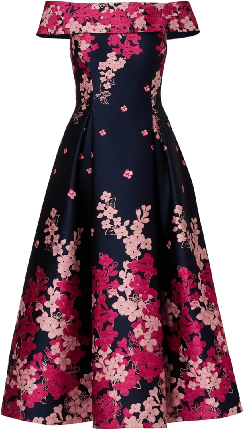 Adrianna Papell Women's Off-Shoulder Dress