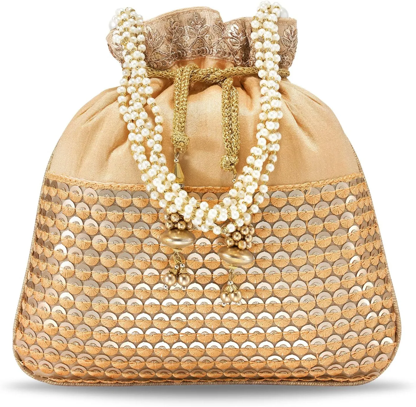 Aheli Ethnic Potli Bag Gift for Women Handmade Purse Evening Handbags Stylish Bridal Fashion Clutch Bag Gift