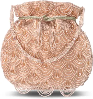 Aheli Potli Bags Gift for Women Evening Bag Clutch Ethnic Bride Purse with Drawstring