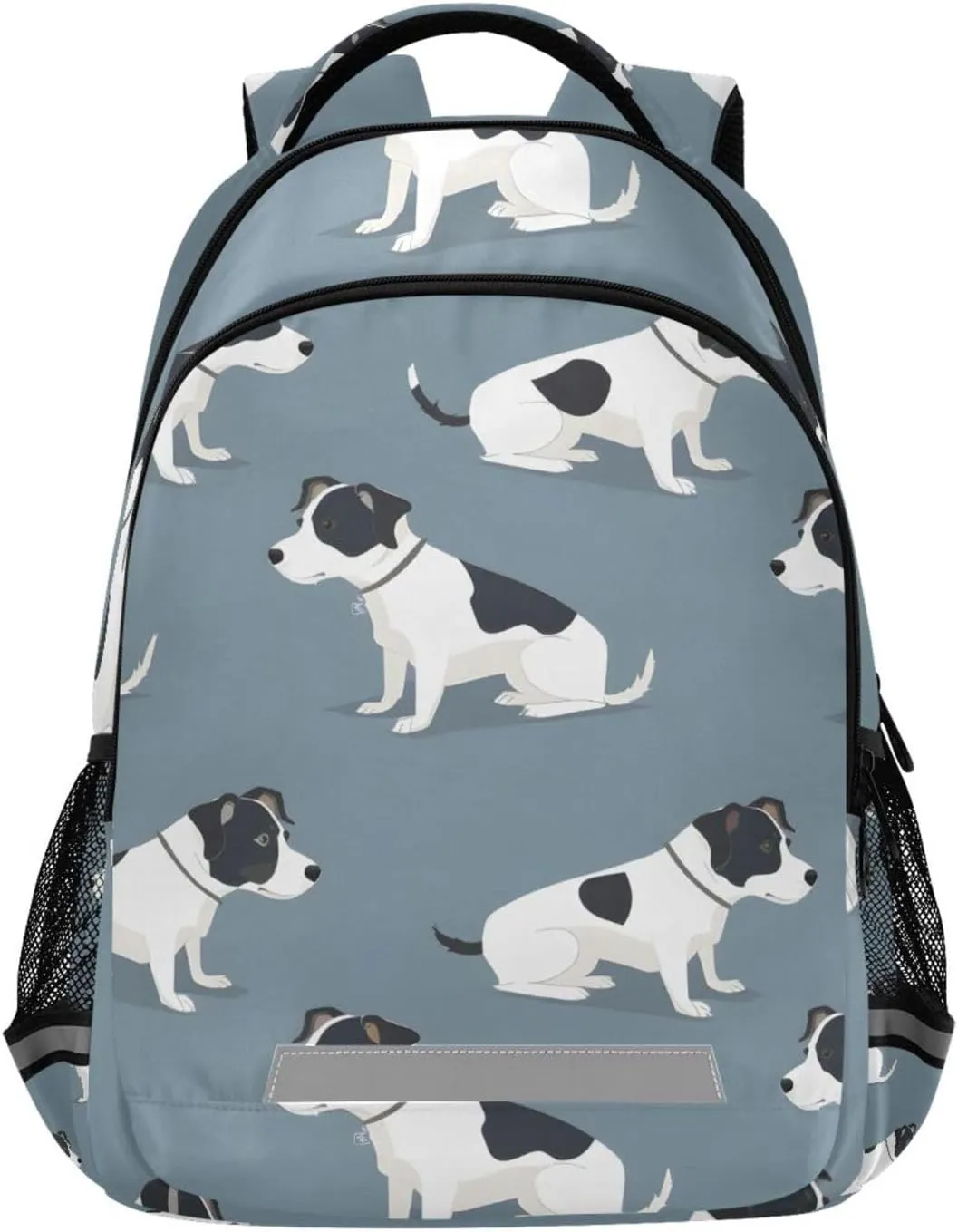 ALAZA Dog Blue Doodle Backpack Girls Kids Backpacks Boys School Bookbag 3rd 4th 5th Grade Casual Daypack Laptop Shoulder Bag with Chest Strap