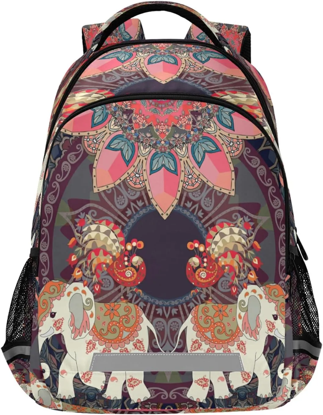 ALAZA Exotic Elephants Backpacks Travel Laptop Daypack School Book Bag for Men Women Teens Kids