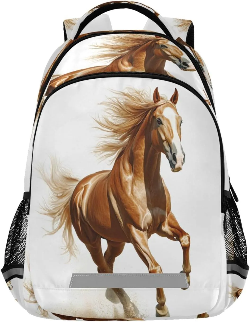 ALAZA Horse Run Backpacks Travel Laptop Daypack School Book Bag for Men Women Teens Kids