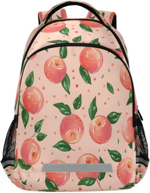 ALAZA Pink Peach Backpacks Travel Laptop Daypack School Book Bag for Men Women Teens Kids
