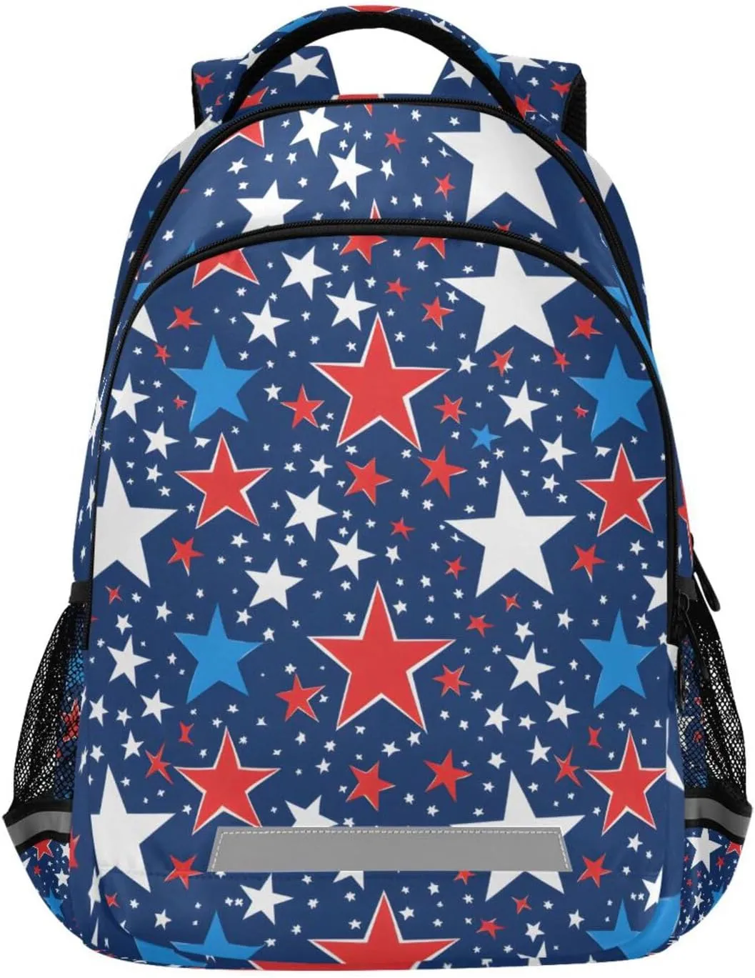 ALAZA Red Blue Star Backpack Girls Kids Backpacks Boys School Bookbag 3rd 4th 5th Grade Casual Daypack Laptop Shoulder Bag