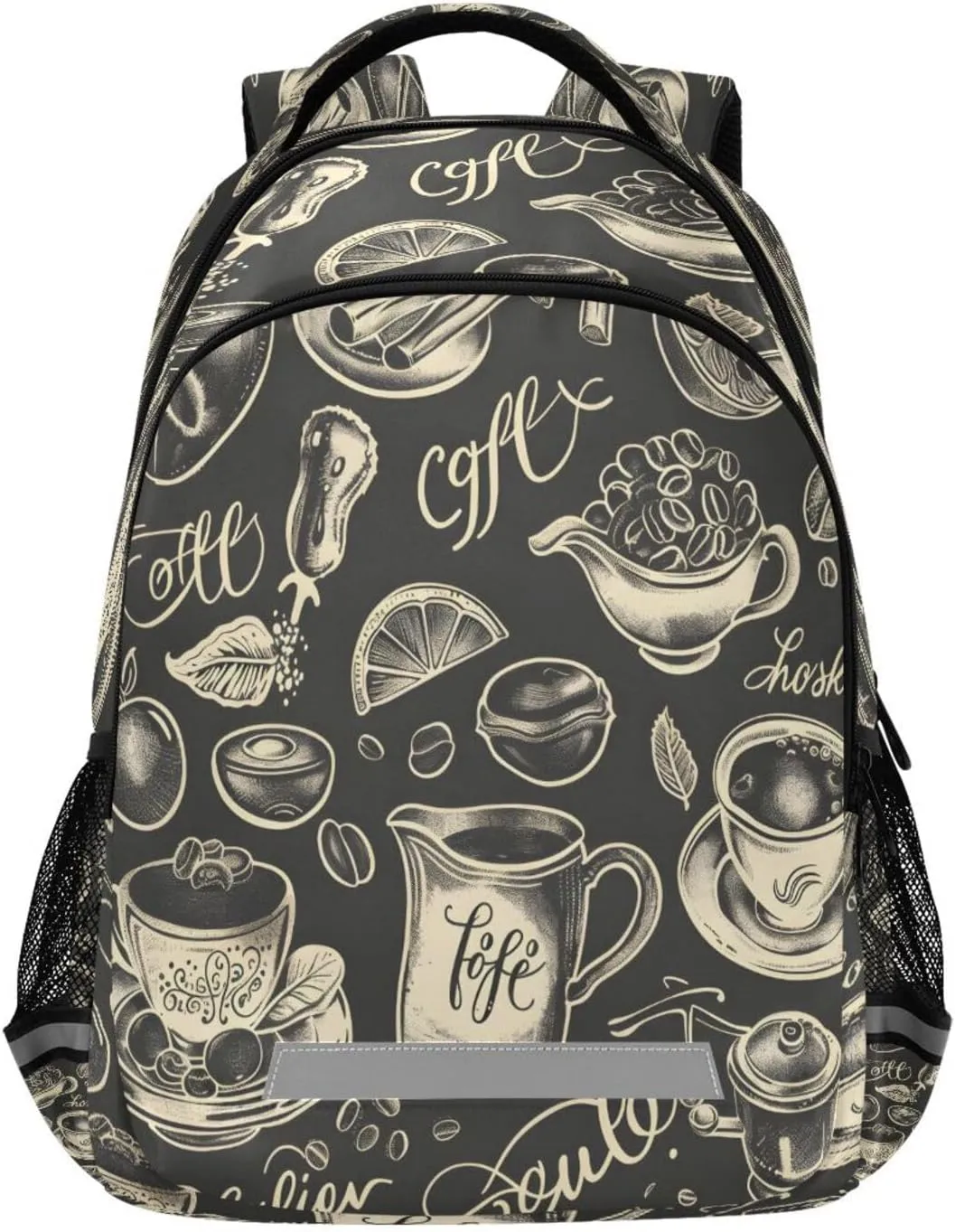 ALAZA Tableware Seamless Backpacks Travel Laptop Daypack School Book Bag for Men Women Teens Kids