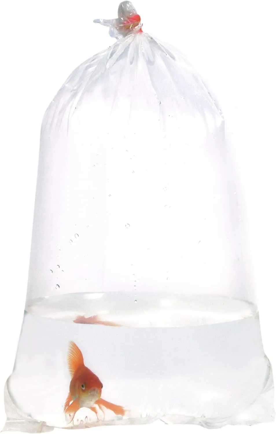 ALFA Fishery Bags Round Corners Bottom Leak Proof Clear Plastic Fish Bags 7" Inches Wide for Marine and Tropical Fish Transport 2 mil. (7" x 16" / 100 Pack)