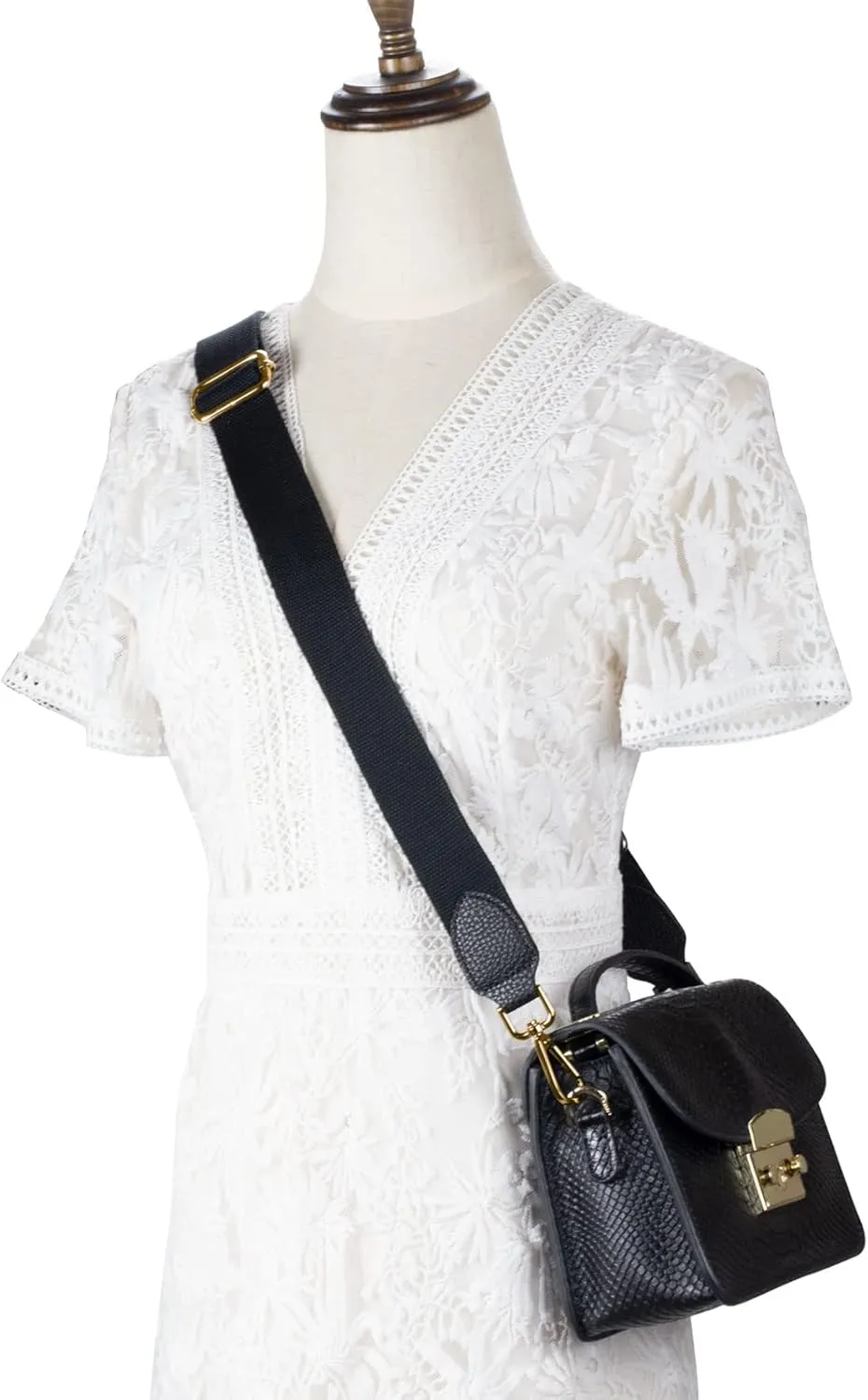Allzedream Purse Straps Replacement Crossbody Bags Handbag Wide Canvas Leather Adjustable