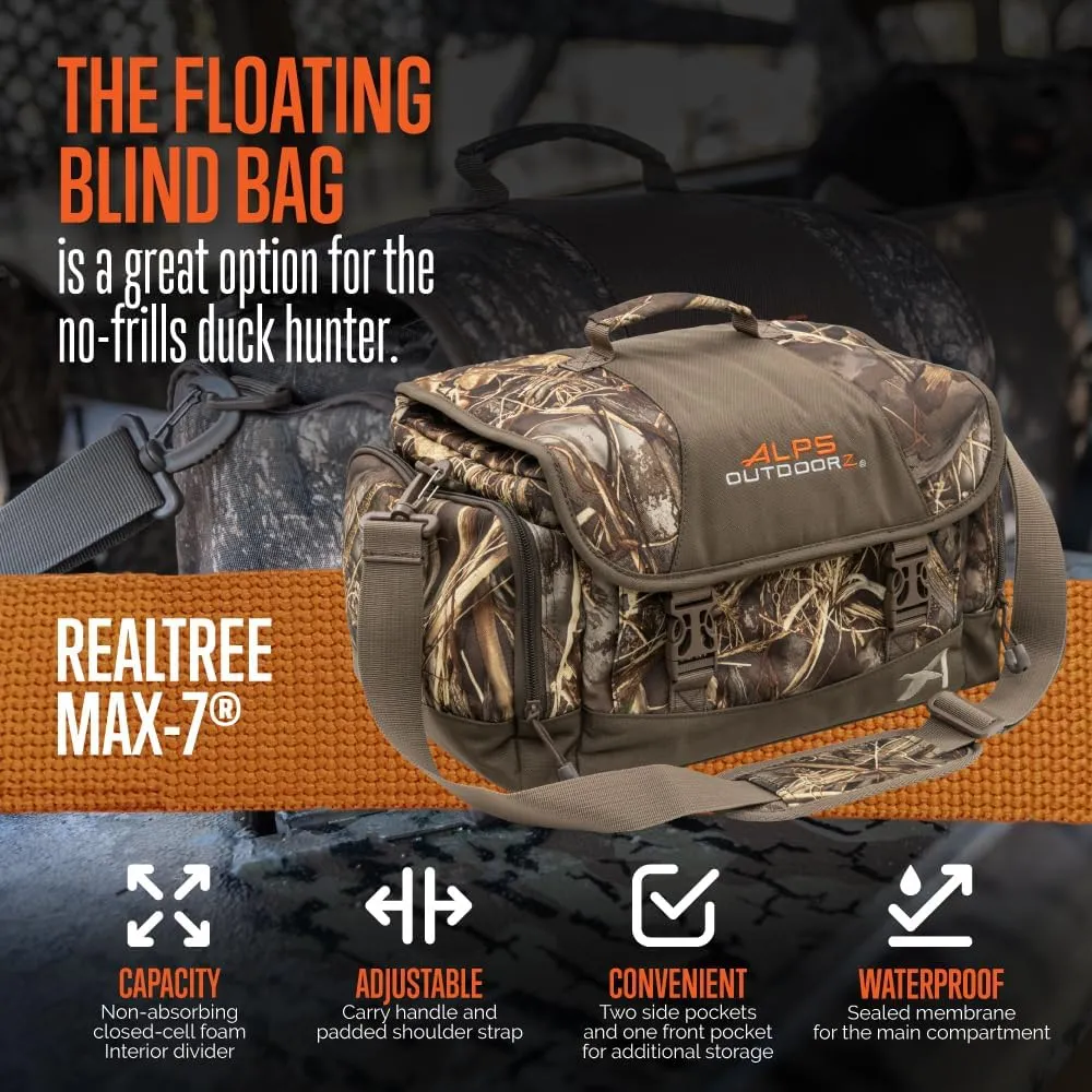 ALPS OutdoorZ Floating Blind Bag - Waterproof Hunting Backpacks for Men, with Non-Absorbing Foam, Interior Divider, Choke Tube Sleeves & Padded Carry Handle