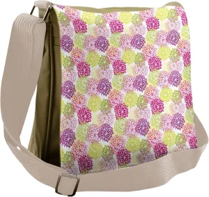 Ambesonne Floral Messenger Bag, Romance in Springtime, Unisex Cross-body