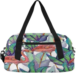 Animal Flamingo Bird Gym Bag, Duffle Bag, Weekender Bag, Duffel Bag, Overnight Bag, Travel Duffel Bag, Dance Bag, Tote Bag, Beach Bag, Pool Bag, Gym Duffle Bag, Carry on Bag