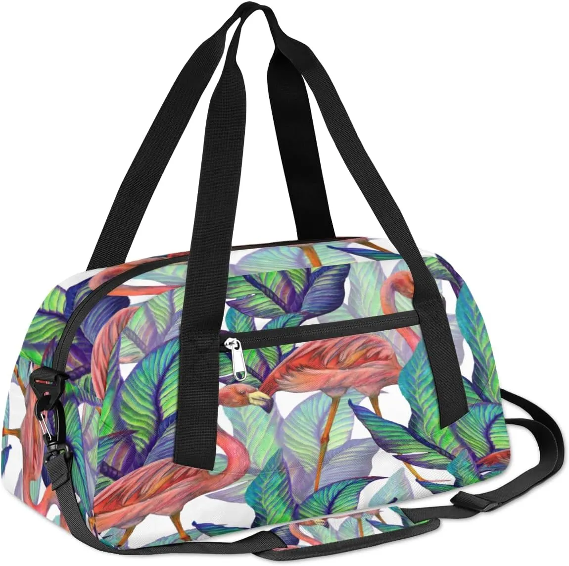 Animal Flamingo Bird Gym Bag, Duffle Bag, Weekender Bag, Duffel Bag, Overnight Bag, Travel Duffel Bag, Dance Bag, Tote Bag, Beach Bag, Pool Bag, Gym Duffle Bag, Carry on Bag