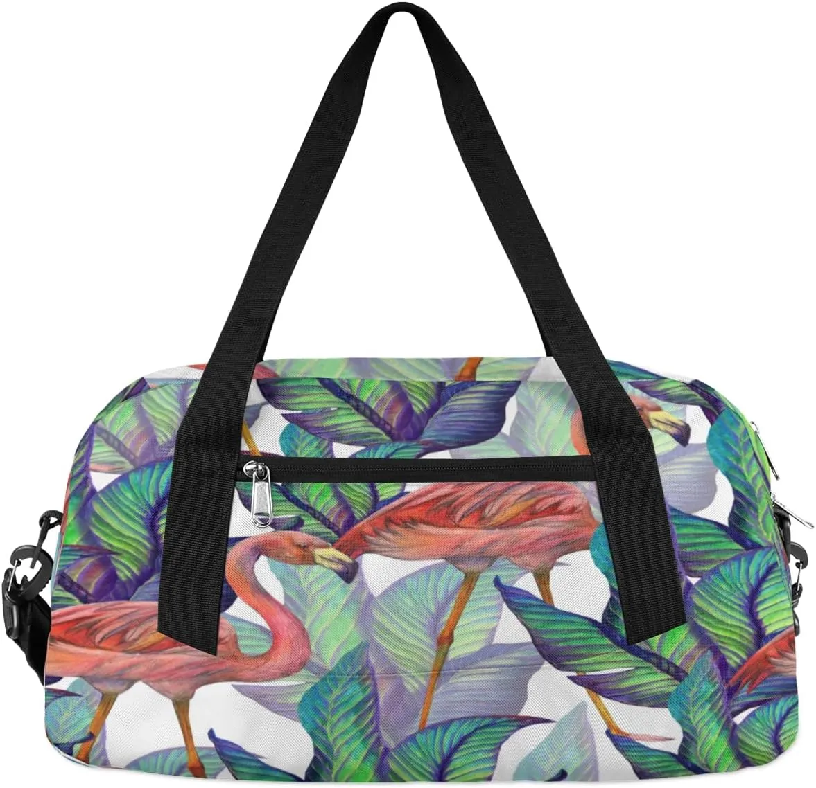 Animal Flamingo Bird Gym Bag, Duffle Bag, Weekender Bag, Duffel Bag, Overnight Bag, Travel Duffel Bag, Dance Bag, Tote Bag, Beach Bag, Pool Bag, Gym Duffle Bag, Carry on Bag