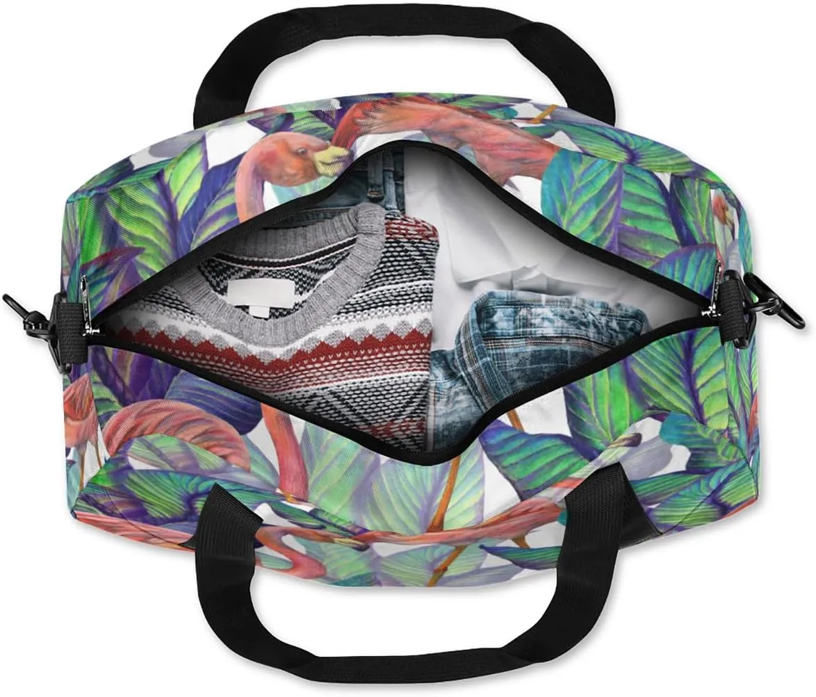Animal Flamingo Bird Gym Bag, Duffle Bag, Weekender Bag, Duffel Bag, Overnight Bag, Travel Duffel Bag, Dance Bag, Tote Bag, Beach Bag, Pool Bag, Gym Duffle Bag, Carry on Bag