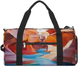 Antelope Canyon Gym Bag Travel Duffel Bag Sports Tote Bag Workout Bag Weekender Bag for Women Men