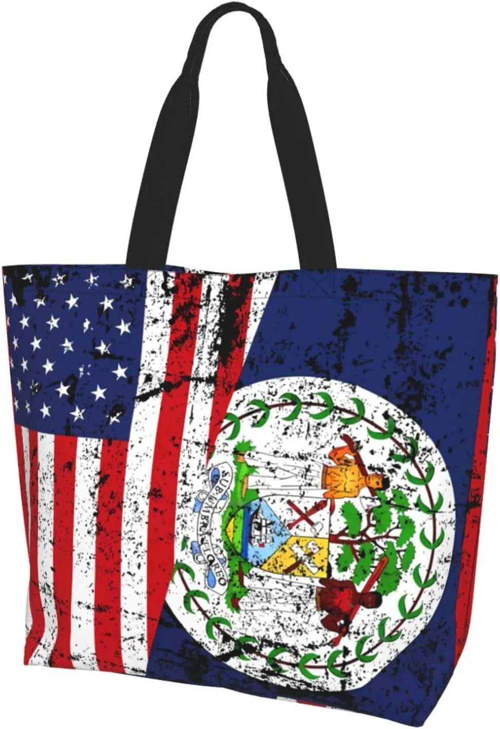 Antigua Barbuda Flag Women's Tote Bag Large Capacity Single Shoulder Bags Handbag for Shopping Work