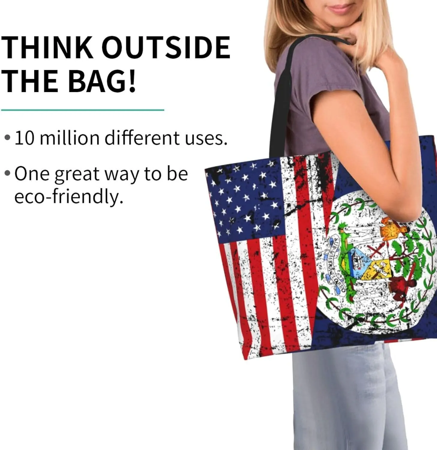 Antigua Barbuda Flag Women's Tote Bag Large Capacity Single Shoulder Bags Handbag for Shopping Work