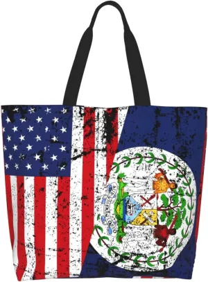Antigua Barbuda Flag Women's Tote Bag Large Capacity Single Shoulder Bags Handbag for Shopping Work