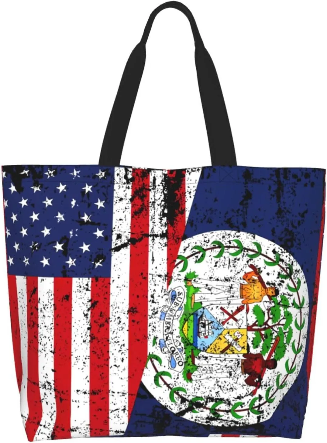 Antigua Barbuda Flag Women's Tote Bag Large Capacity Single Shoulder Bags Handbag for Shopping Work