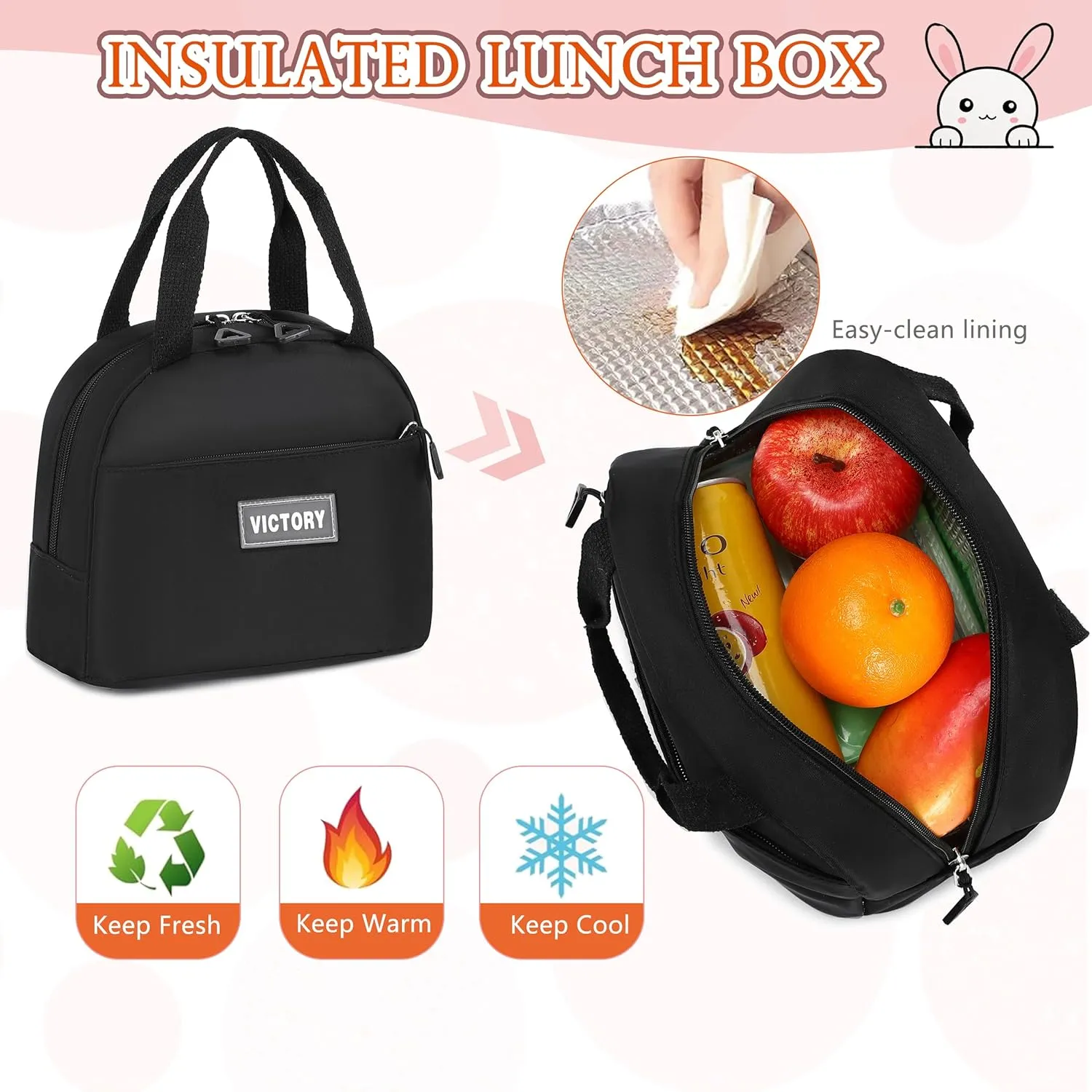 AO ALI VICTORY Backpack for Women Girls Set with Pencil Case 15.6 Inch Laptop School Bag Kids Elementary College Backpacks