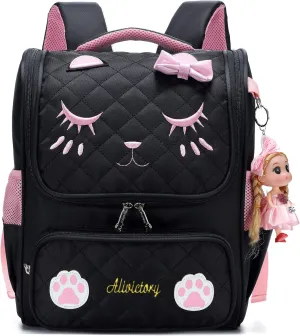 AO ALI VICTORY Girls Backpacks, Waterproof Cute Backpack for Kids Toddler Girl Preschool Bookbags Elementary School Bags
