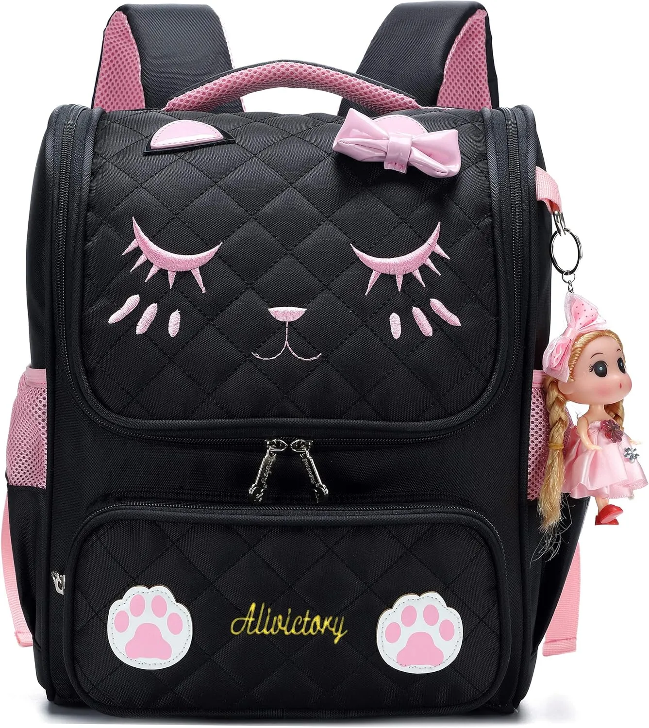AO ALI VICTORY Girls Backpacks, Waterproof Cute Backpack for Kids Toddler Girl Preschool Bookbags Elementary School Bags