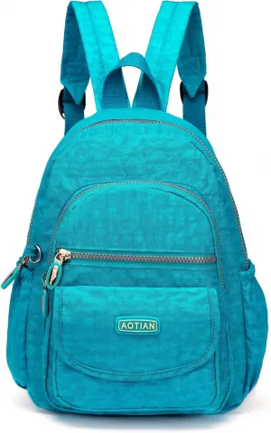 AOTIAN Mini Nylon Women Backpacks Casual Lightweight Small Daypack for Girls