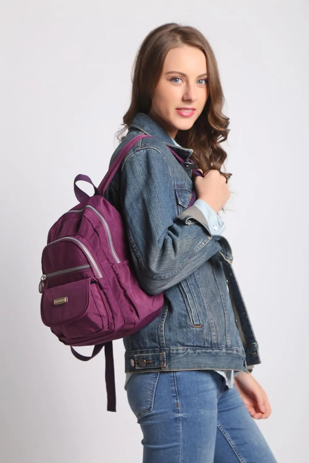 AOTIAN Mini Nylon Women Backpacks Casual Lightweight Small Daypack for Girls