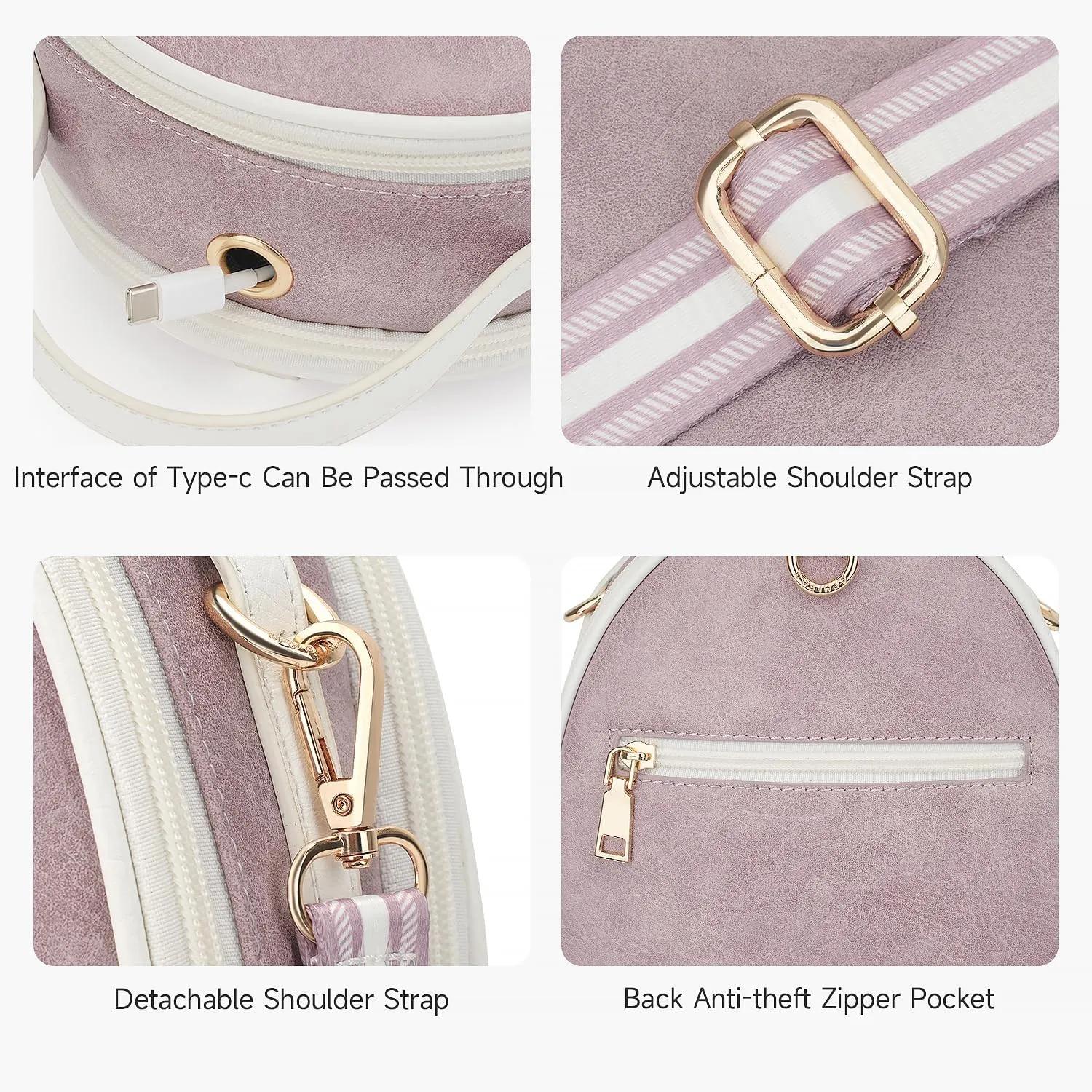 APHISON Small Backpack Purse for Women Cute Mini Backpacks PU Leather Crossbody Shoulder Bags Multifunctional Handbags