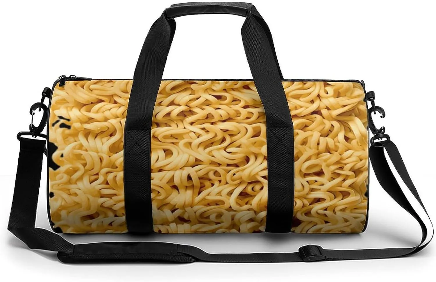 Asian Korean Japanese Chinese Ramen Noodles Printed Sports Gym Bag for Women Men Travel Duffel Bag Workout Weekender Bags