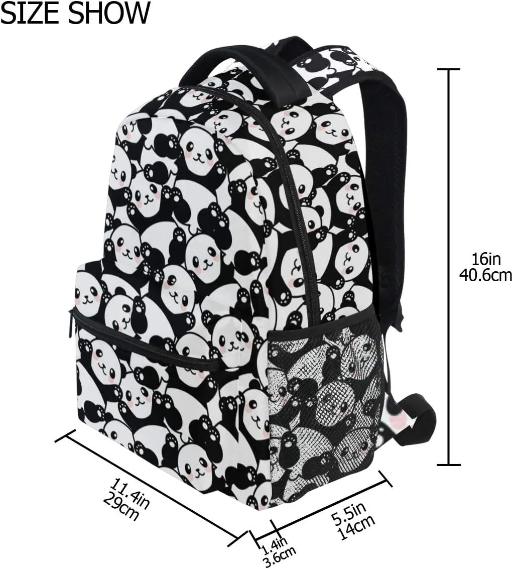 ATTX Panda Backpack for Girls for School Backpacks