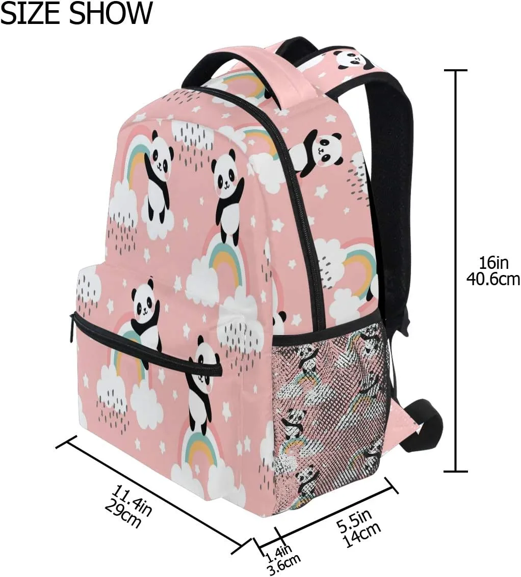 ATTX Panda Backpack for Girls for School Backpacks