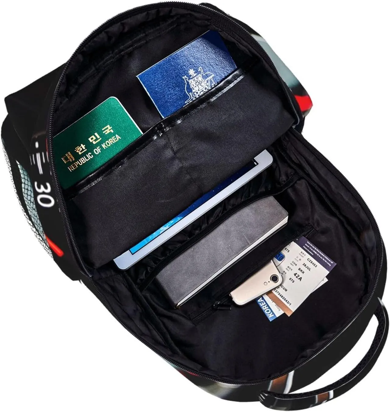 Automobile Dashboard Race Car Backpack for Men Women, Travel Laptop Backpack Computer Bag Daypack for Business Work Weekender