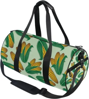 Autumn Corn Gym Duffle Bag Women Men Sports Fitness Bag for Travel Workout Gymnastics Dance Ballet