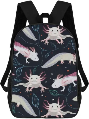 Ax Olotl Backpack Lightweight Waterproof Backpacks Laptop Backpack for Unisex Casual Travel Daypacks Large Capacity