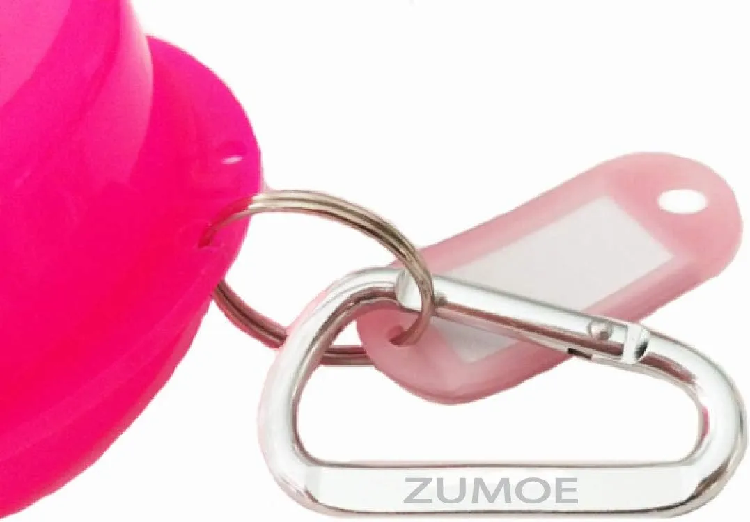 Axolotl Retainer and Mouthguard Case with Carabiner, Durable Mouthguard Case for Sports, Teeth Retainer Holder for Travel and Protection, Ideal for Secure Storage - Pink